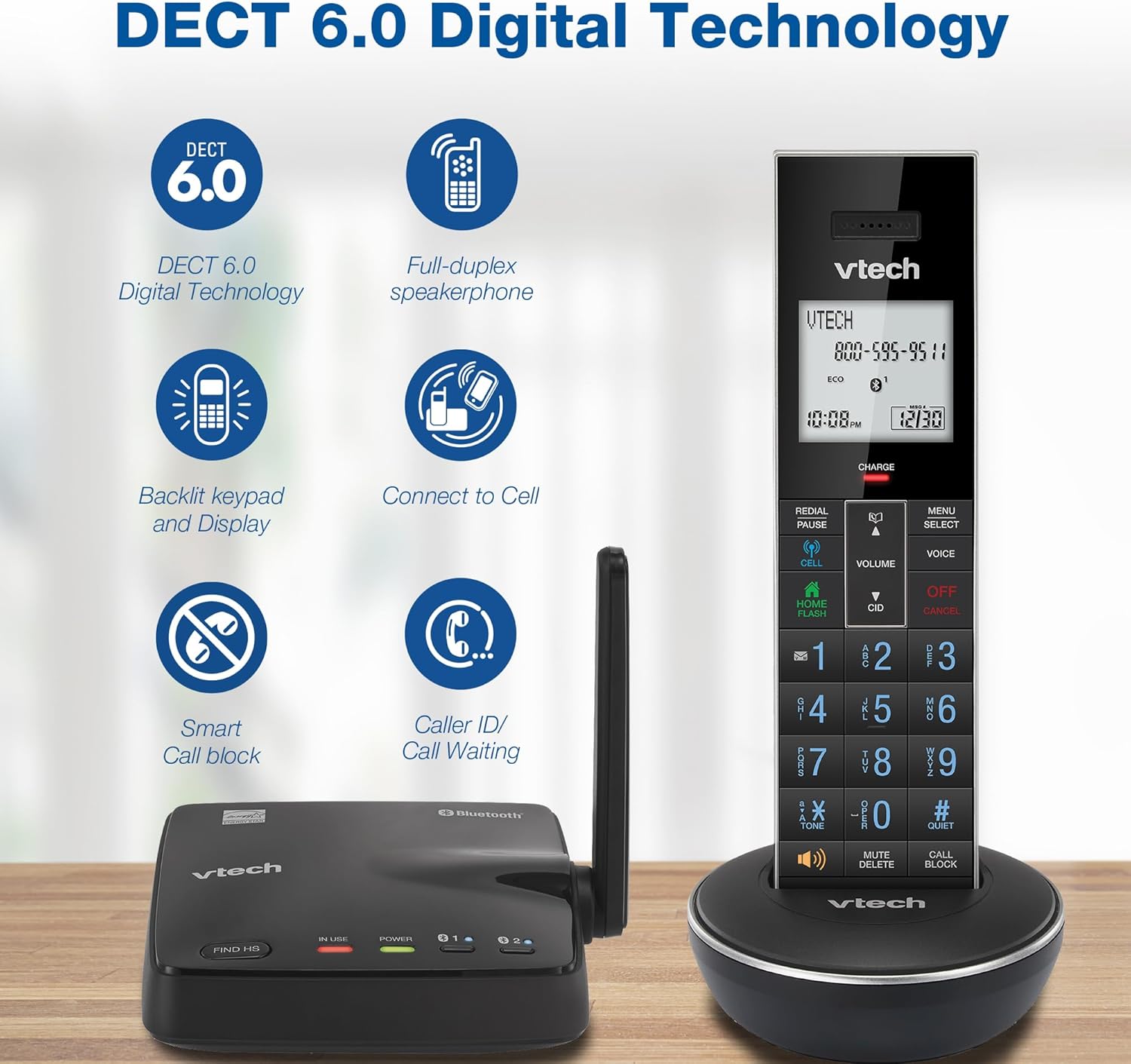 VTech - Brandclub - VTech LS6331-2 Expandable Cordless Phone 2